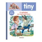 Voorkant van Tiny boek met kleurrijke illustratie en 4 verhalen voor beginnende lezers AVI 2 / E3 Tiny - 4 Verhalen voor beginnende lezers - AVI 2 E3