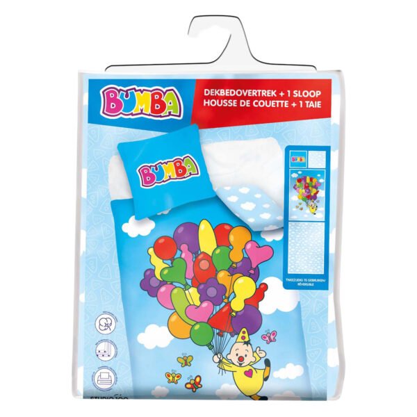 Bumba dekbedovertrek set 140x200 cm inclusief kussensloop – 100% katoen bumba dekbedovertrek ballonnen