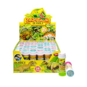 Display doos Bellenblaas Dino set 36 stuks kleurrijk kinderspeelgoed