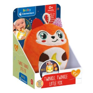 Baby Clementoni Twinkle Twinkle Little Fox pluche vos in verpakking