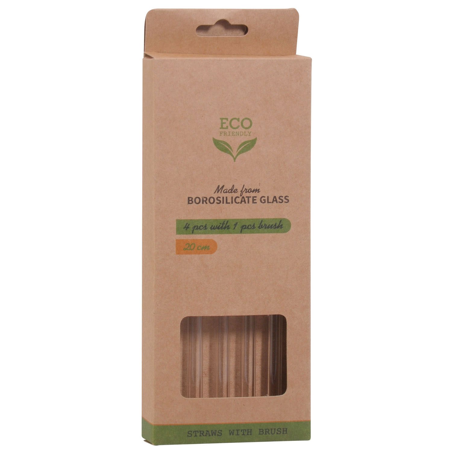 eco-vriendelijke-glazen-rietjes-set-kartonnen-verpakking-borstel eco vriendelijke glazen rietjes set in kartonnen verpakking met schoonmaakborstel Rietjes Glas met Borstel