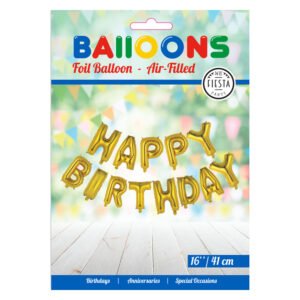 Verpakking happy birthday folie ballonnen set 16 inch feestversiering