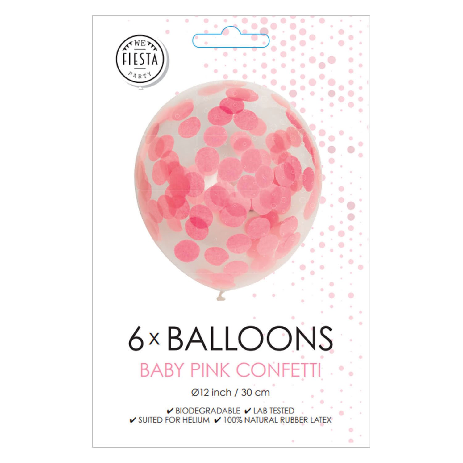 globos-verpakking-babyroze-confetti-ballonnen-set-6 verpakking babyroze confetti ballonnen set van zes feestballonnen Confettiballonnen Papieren Confetti Baby Roze 30cm