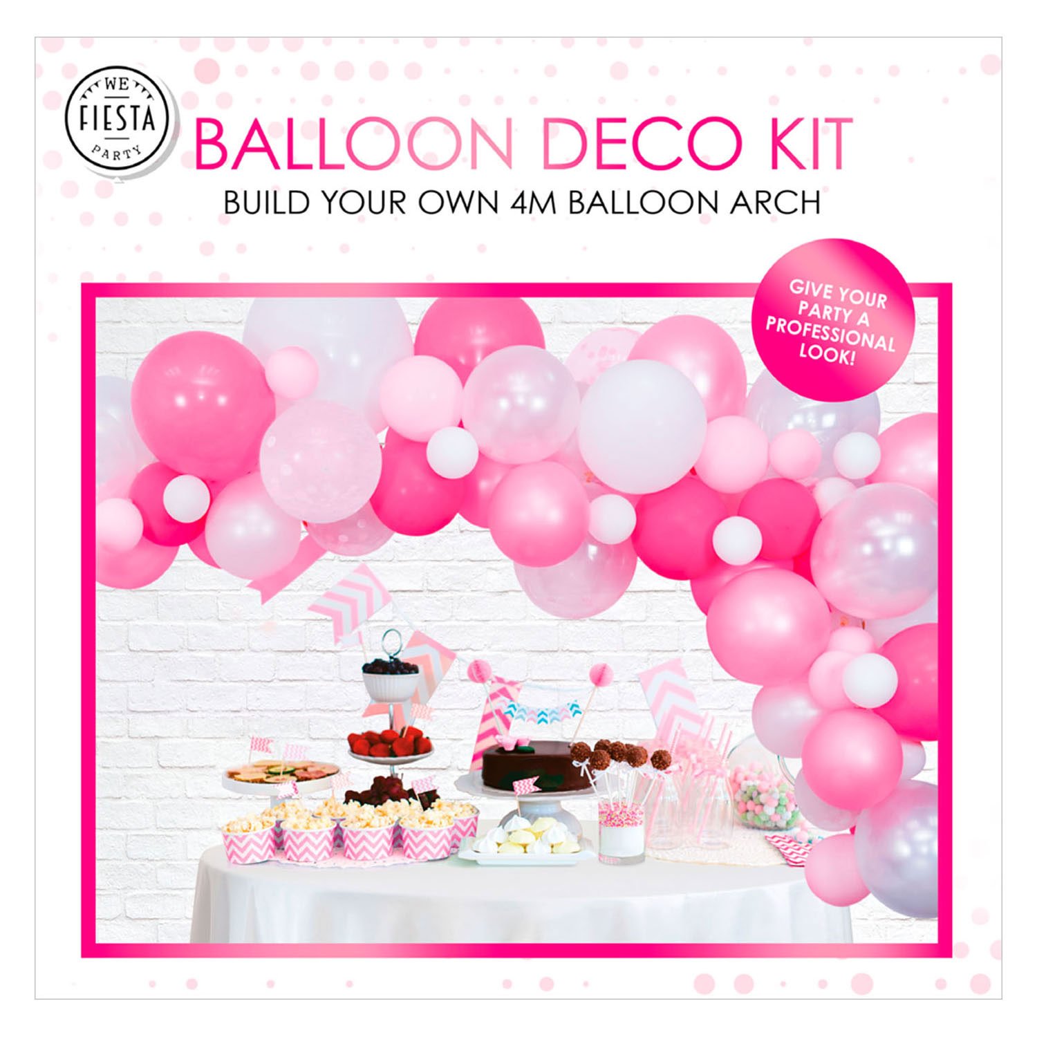 globos-verpakking-balloon-deco-kit-roze-ballonboog Verpakking balloon deco kit met voorbeeld roze ballonnenboog decoratie Ballonnenboog Set Roze