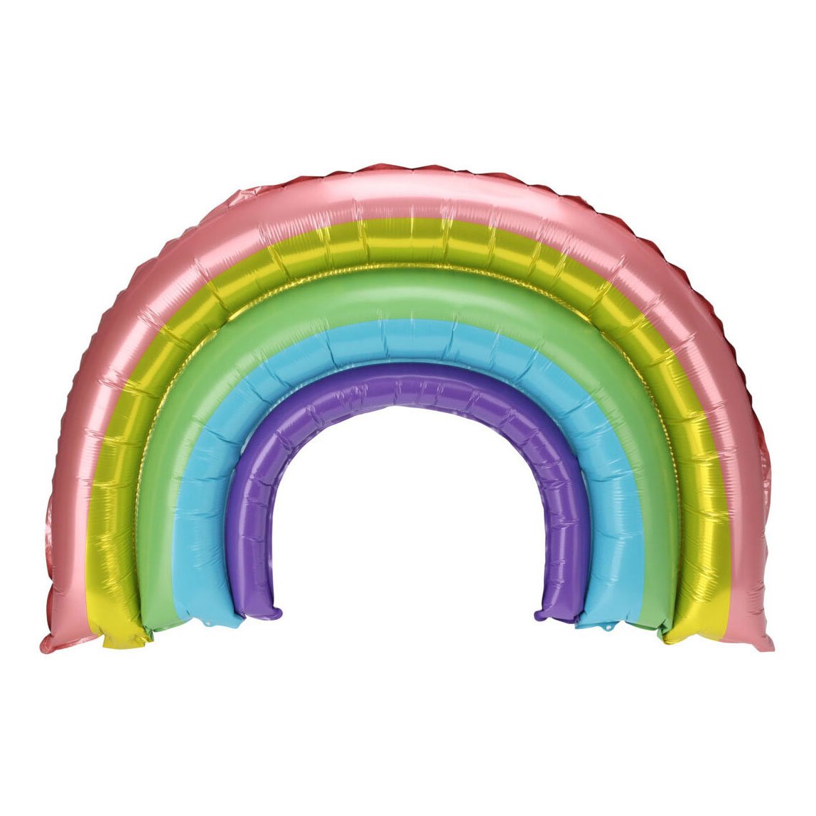 grote-regenboog-folie-ballon-pastel-feest-versiering grote regenboog folie ballon pastel kleuren feest versiering Folieballon Regenboog