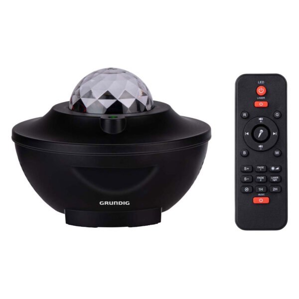 Zwarte sterrenprojector met afstandsbediening sterren projectorlamp