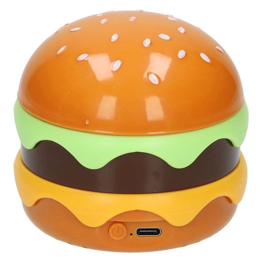 hamburger vormige tafellamp usb oplaadbare kinder lamp Tafellamp Burger - 7,5x14cm