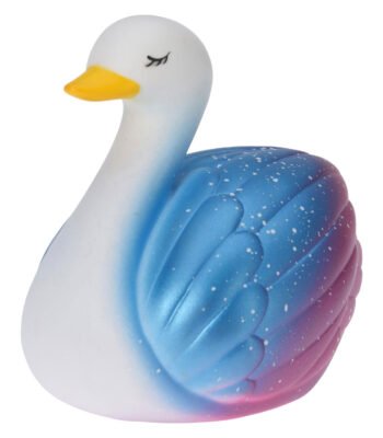 led zwaan lamp met kleurverloop en stippen design Nachtlamp Zwaan Multicolor