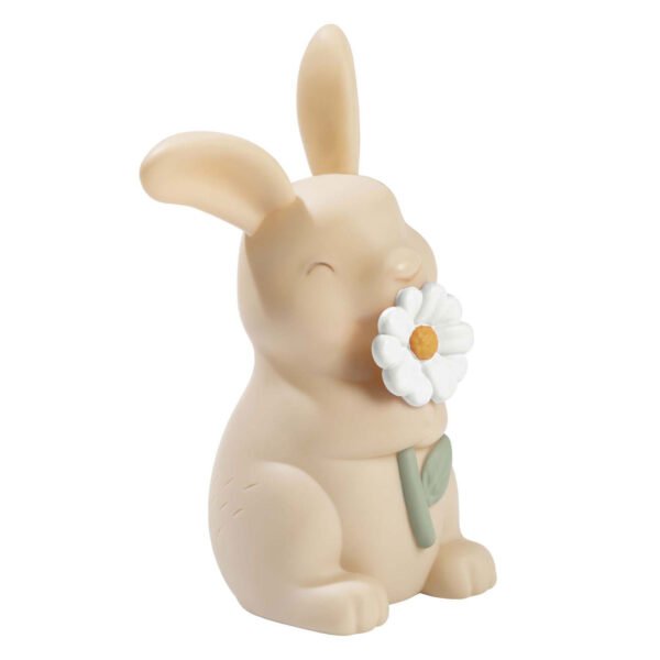 Little Dutch konijn nachtlamp beige met bloem little dutch nachtlampje konijn
