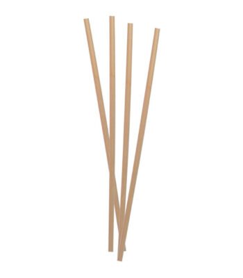 Set milieuvriendelijke tarwe drinkrietjes beige kleur herbruikbaar alternatief Drinkrietjes 50st.