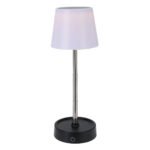 Moderne oplaadbare LED tafellamp met verstelbare stang en touch knop tafellamp bo inschuifbaar