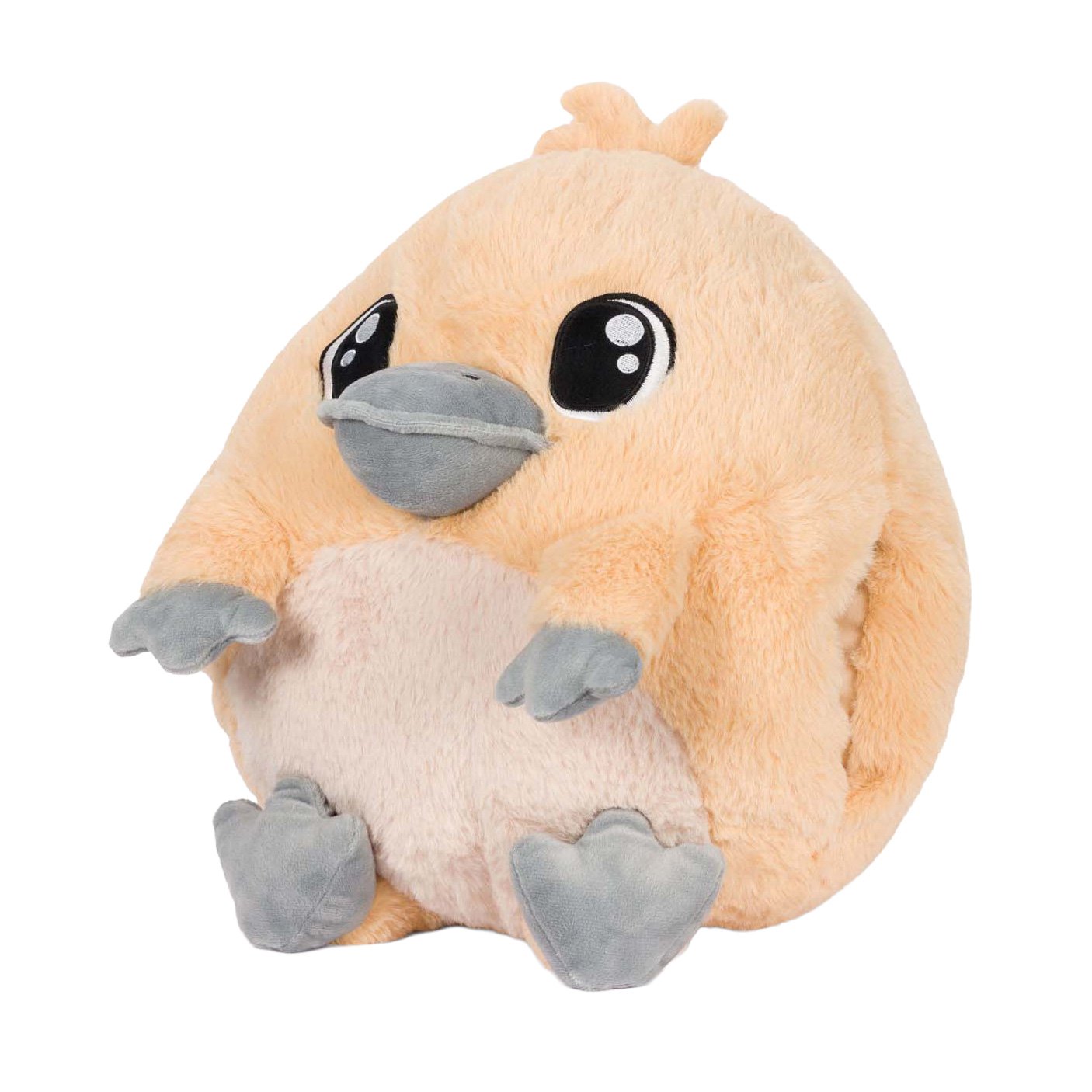noxxiez-pluche-eend-knuffel-rond-zacht-speelgoed schattige pluche eend knuffel rond zacht speelgoed Noxxiez Handwarmer Knuffelkussen Vogelbekdier