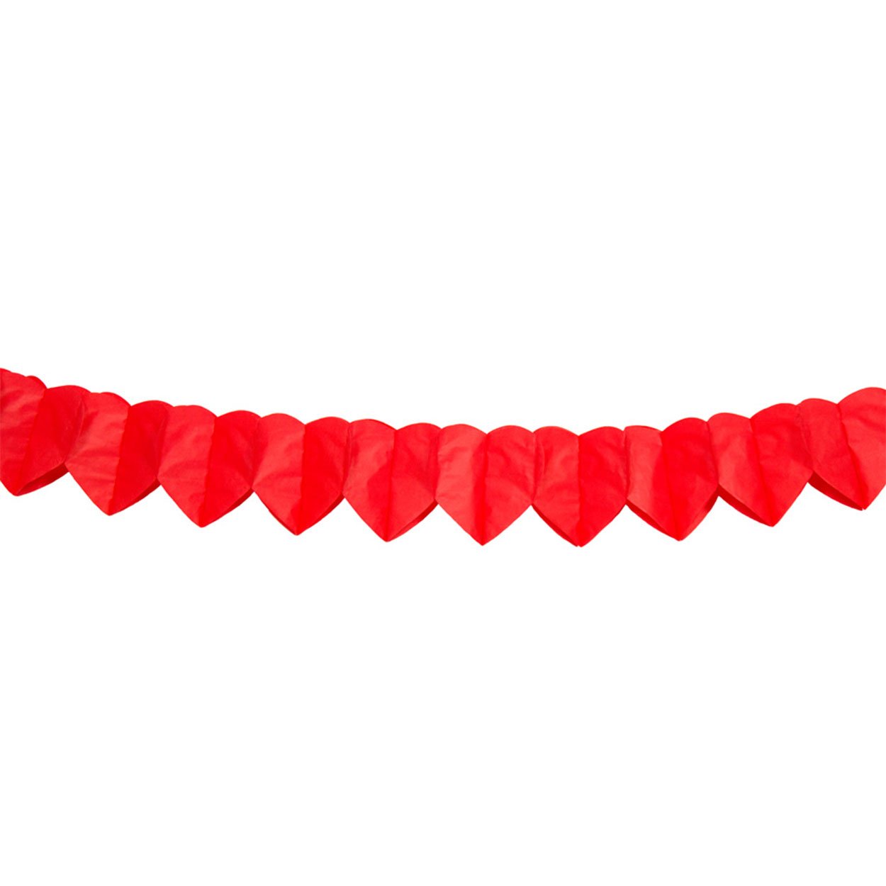 papieren-mini-slinger-rood-hart-2m-witte-achtergrond Afbeelding van Papieren Minislinger Rood Hart 2m op witte achtergrond