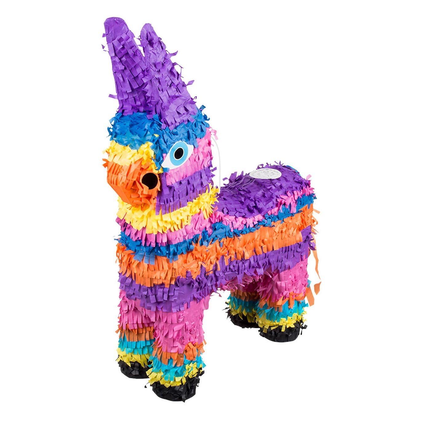 pinata-ezel-zijaanzicht-feest-regenboog Regenboog Piñata Ezel zijaanzicht feestdecoratie