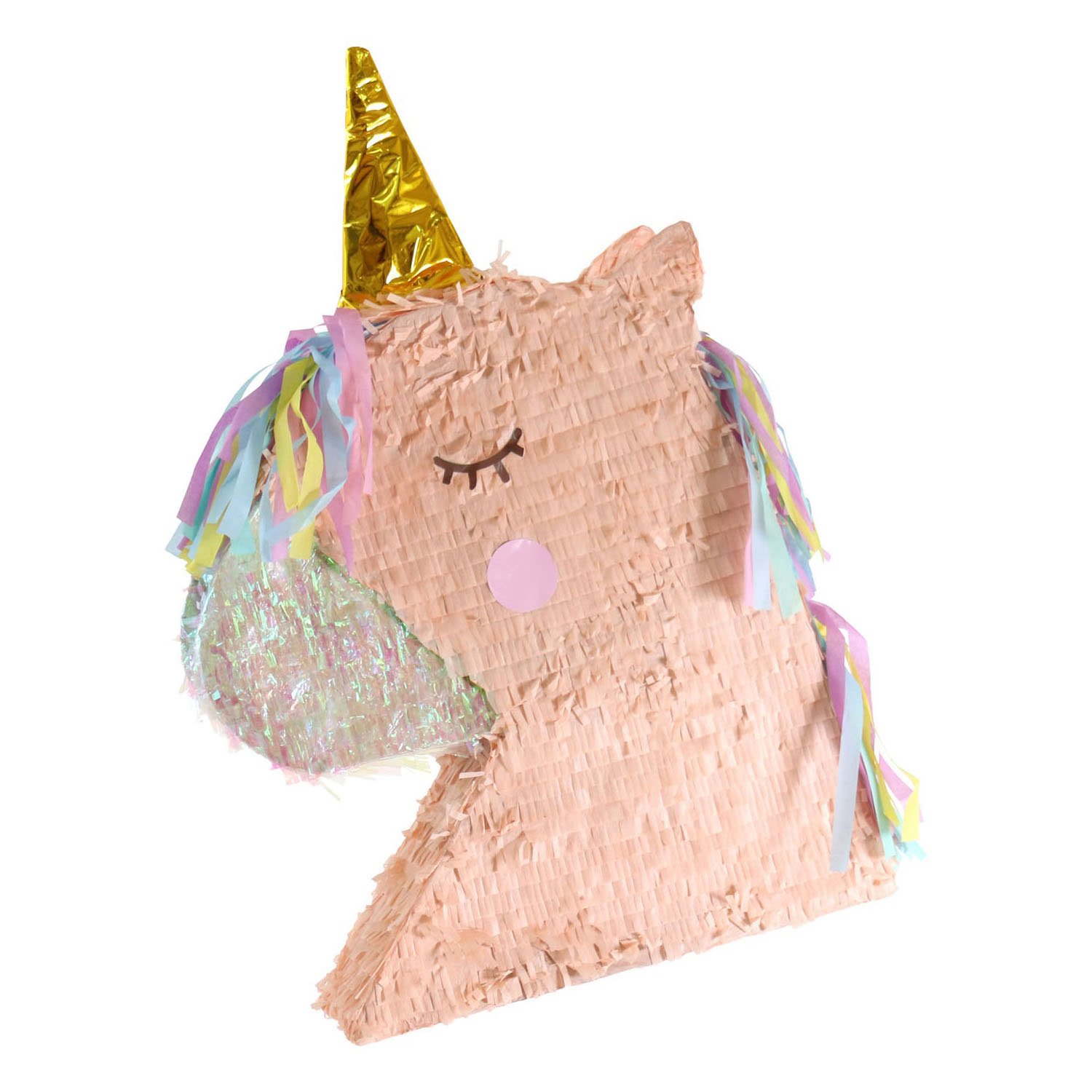 pinata-unicorns-rainbows-feestdecoratie-eenhoornthema Piñata Unicorns & Rainbows feestdecoratie met eenhoornthema van Folat BV