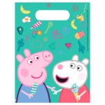 Afbeelding illustratie op de Uitdeelzakjes Peppa Pig 6 stuks van het merk Globos