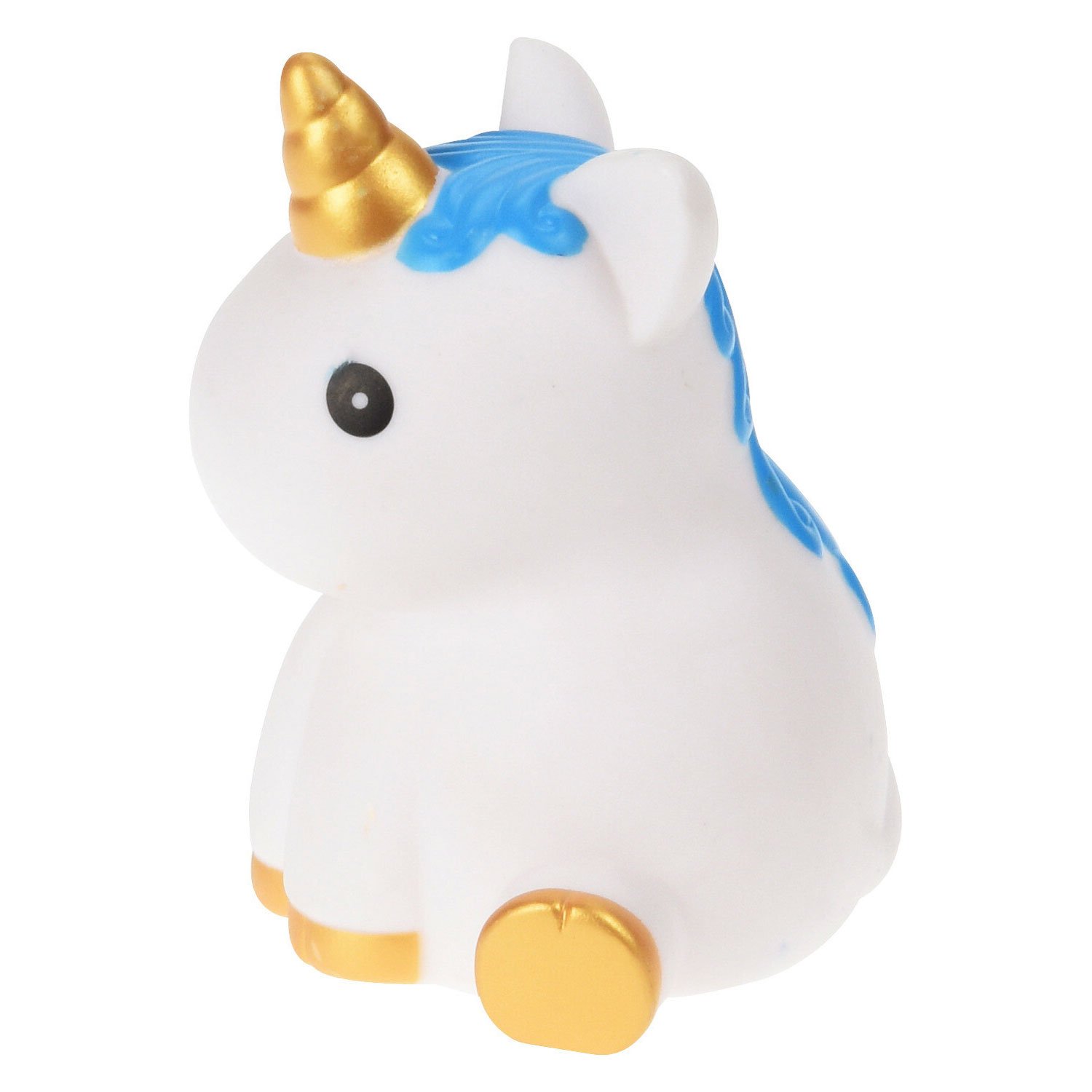 wit-unicorn-speelgoed-blauwe-manen-gouden-hoorn Schattig wit unicorn speelgoed met blauwe manen en gouden hoorn Nachtlamp Eenhoorn Multicolor