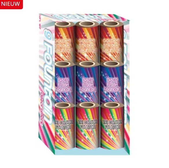 Fountain Pack Small 9-delig kindervuurwerk F1 categorie