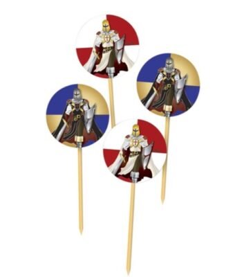 Prikkers Ridders 20 stuks voor kinderfeest met ridder thema van Haza Witbaard