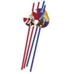 Rietjes Ridder 6 stuks voor kinderfeest met ridderthema