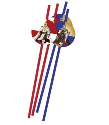 Rietjes Ridder 6 stuks voor kinderfeest met ridderthema
