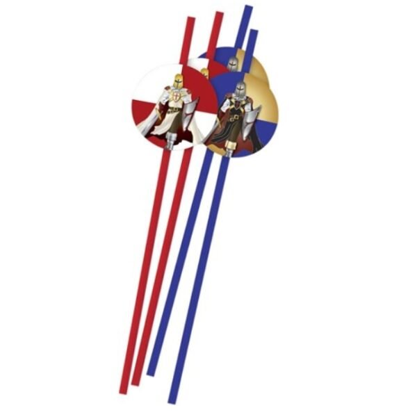 Rietjes Ridder 6 stuks voor kinderfeest met ridderthema