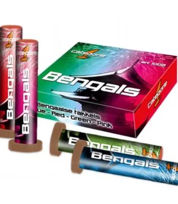 Bengals in Verpakking 4 stuks sierfonteinen F1 vuurwerk
