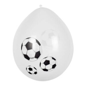 Transparante ballon met meerdere voetbal prints voor feestversiering