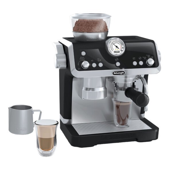 Speelgoed espressomachine set met melkkan en koffiekopje Casdon DeLonghi Barista Speelgoed Koffiemachine