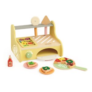 houten pizza oven speelgoed set met accessoires