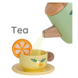 houten theeset kopje thee citroen speelgoed