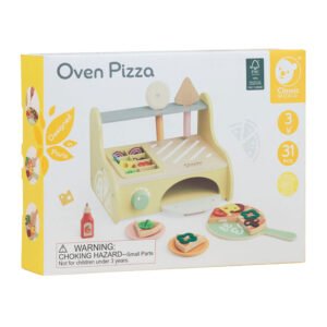 verpakking houten pizza oven speelgoed classic world