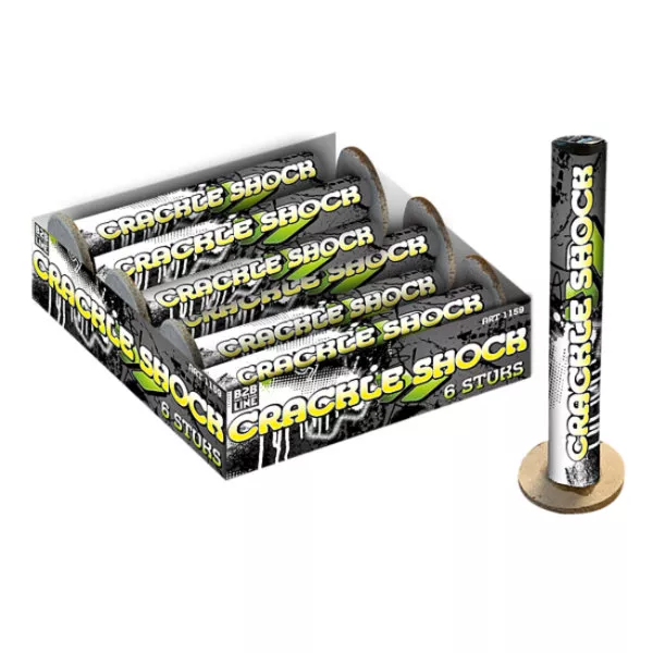 Crackle Shock in Verpakking 6 stuks F1 categorie sierfonteinen