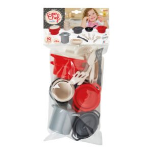 ecoiffier 100 chef speelgoed kookset in verpakking met 19 onderdelen