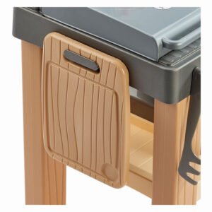 snijplank accessoire speelgoed barbecue close-up
