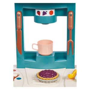 speelkeuken accessoires met beker taart en keukengerei