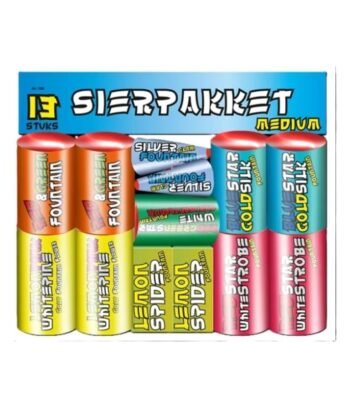 Afbeelding van Fountain Pack Medium 13-delig F1 categorie kindervuurwerk