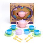 speelgoed theeset met verpakking en servies van gerecycled plastic Green Toys Thee Speelset