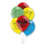 Kleurrijke Paw Patrol ballonnen met cartoon honden en logo PAW Patrol Ballonnen