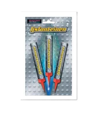 IJsfontein op Kaart 3 stuks siervuurwerk voor feestjes