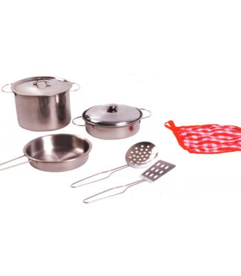 RVS speelgoed kookset met pannen, koekenpan en keukengerei Home Kitchen Pannenset