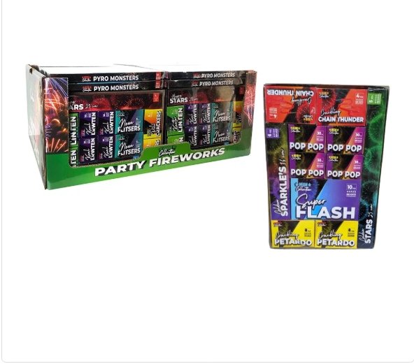 Kindervuurwerk Pakket Flash Box feestvuurwerk voor kinderen