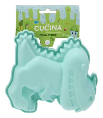 Siliconen cakevorm dinosaurus groen La Cucina bakvorm Cakevorm Siliconen Dino