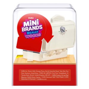 ZURU Mini Brands speelgoed wafelijzer verpakking achterkant