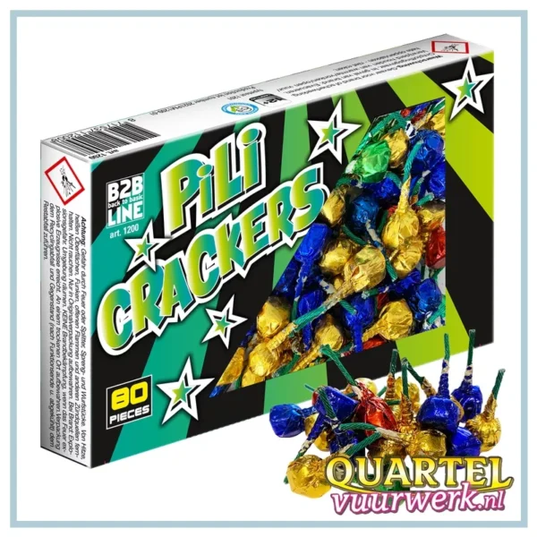 Afbeelding van Pili Crackers in Verpakking 80 stuks F1 kindervuurwerk