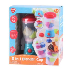 2 in 1 speelgoed blender beker verpakking 19 delig