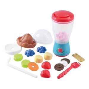 Speelgoed blender set met fruit en accessoires voor kinderen Playgo 2in1 Blendermachine