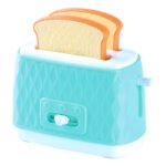 speelgoed broodrooster met twee toastjes pastelblauw design Playgo Broodrooster Speelset