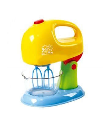 Kleurrijke speelgoed keukenmixer met kom en kloppers voor kinderen Playgo Mixer