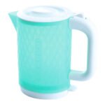 Speelgoed waterkoker turquoise met witte deksel en handvat Playgo Mijn Waterkoker Blauw